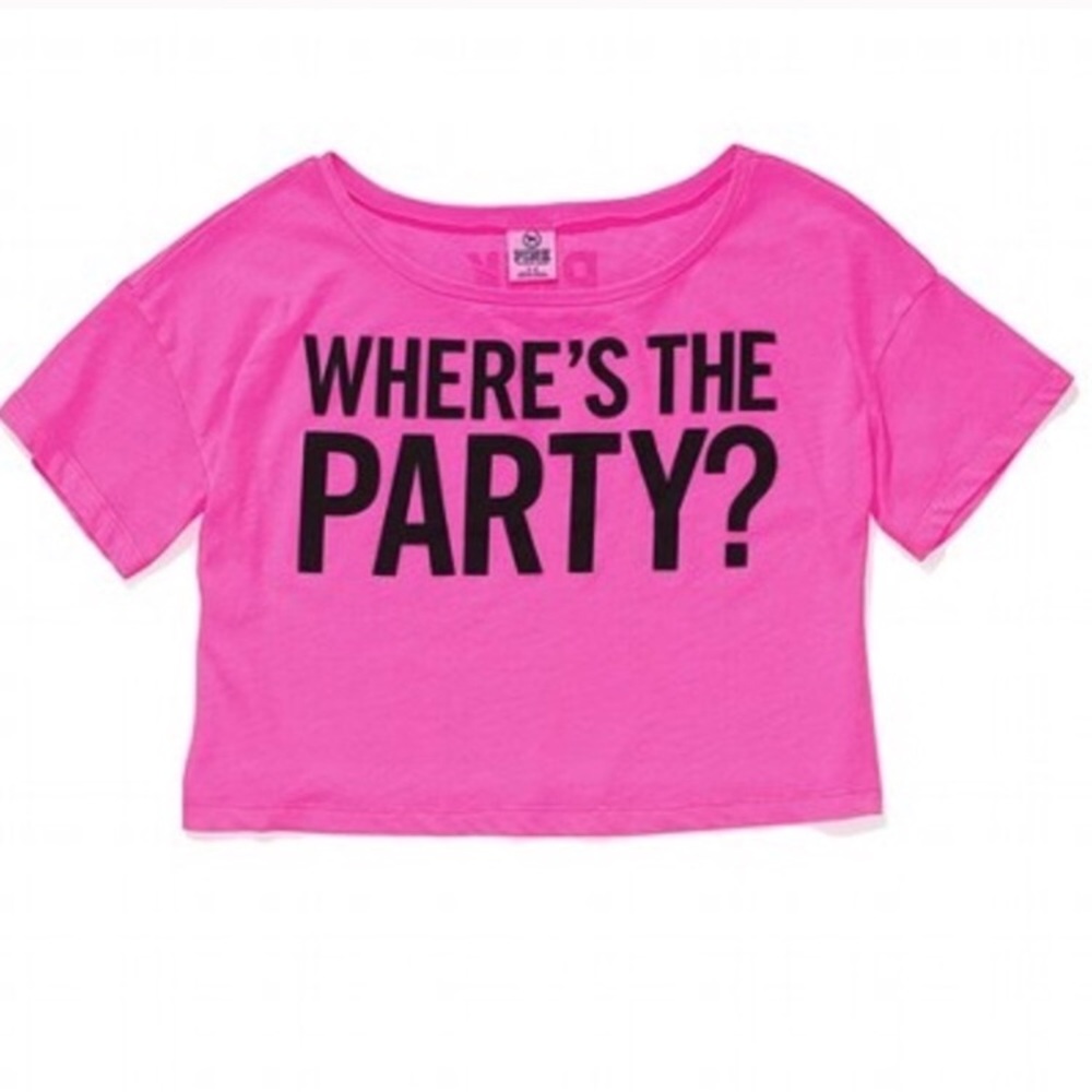 Never worn VS PINK crop top